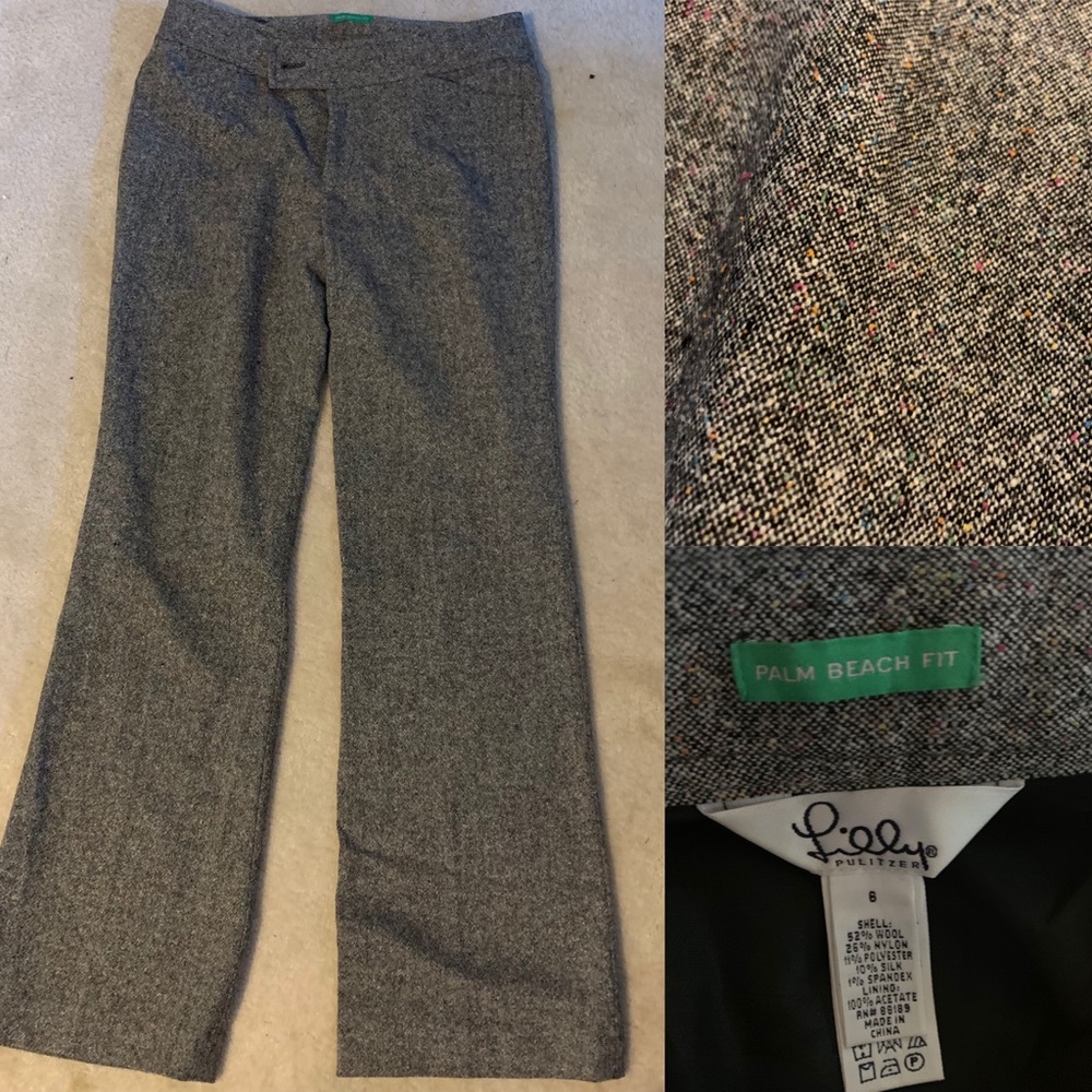 Lilly Pulitzer wool/silk pants